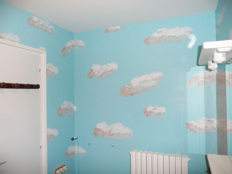 décor en nuage