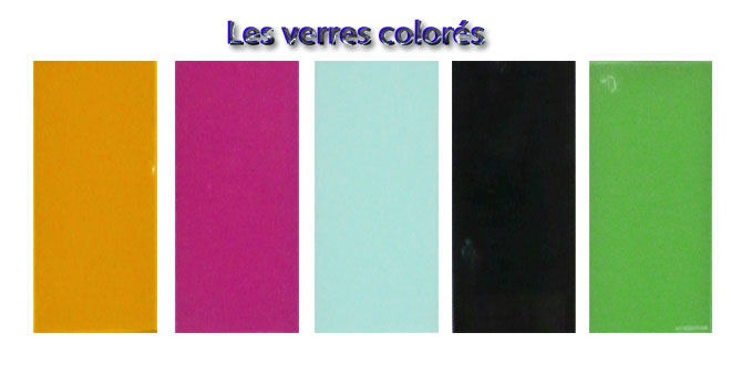 verre coloré